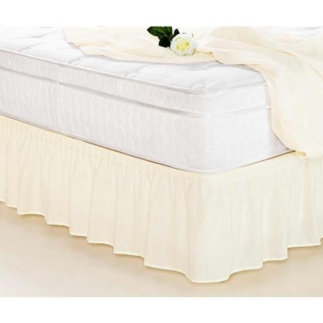 Saia Box Renata Ajustável para Cama Casal Padrão 01 Peça Tecido Microfibra - Palha - Aquarela Menor preço em Saia Box Renata Ajustável para Cama Casal Padrão 01 Peça Tecido Microfibra - Palha - Aquarela