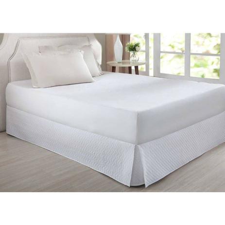 Saia Box Solteiro Matelada Retângulo Home Design Corttex Menor preço em Saia Box Solteiro Matelada Retângulo Home Design Corttex