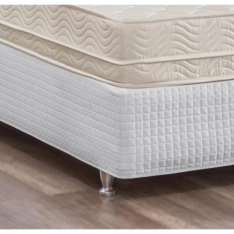 Saia Box Solteiro Matelado Branco - Linha avulsa enxovais Menor preço em Saia Box Solteiro Matelado Branco - Linha avulsa enxovais