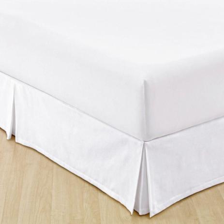 Saia Cama Box Viúva/ Solteirão Branca Admirare Menor preço em Saia Cama Box Viúva/ Solteirão Branca Admirare