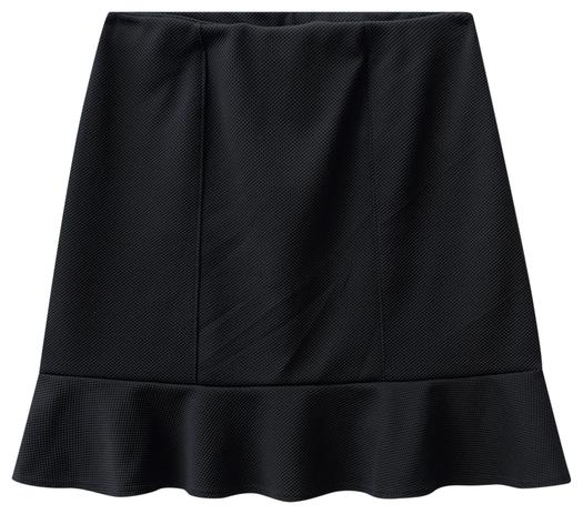 saia com babado curta