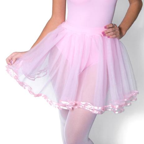Saia de Ballet em Tule Tutu Infantil Juvenil Rosa - Marabá Menor preço em Saia de Ballet em Tule Tutu Infantil Juvenil Rosa - Marabá