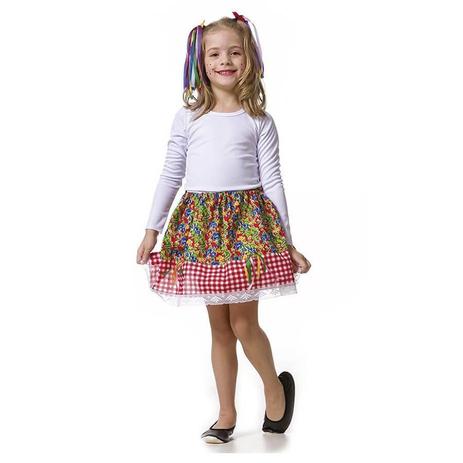 saias de festa junina infantil
