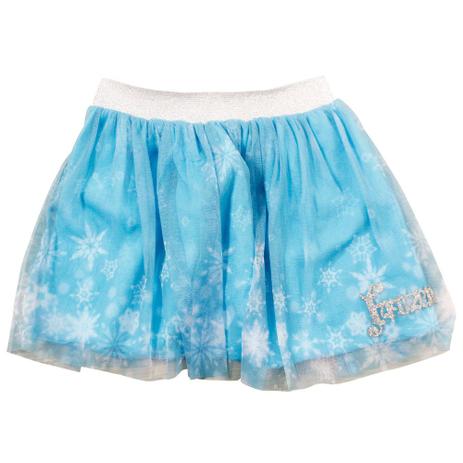 saia de tule azul infantil