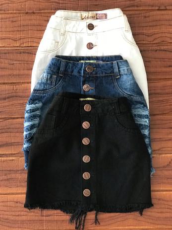saias femininas jeans