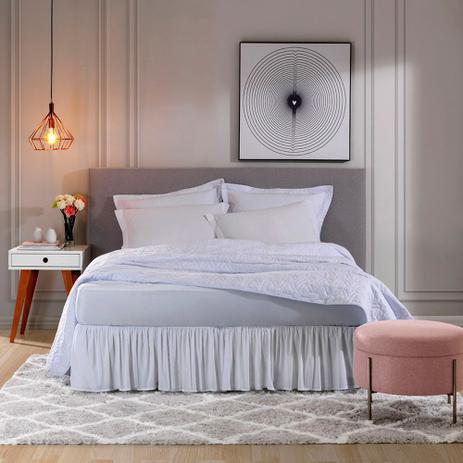 Saia P/ Cama Box - Veste Fácil - Fixa Mais - Queen Size - Santista Menor preço em Saia P/ Cama Box - Veste Fácil - Fixa Mais - Queen Size - Santista