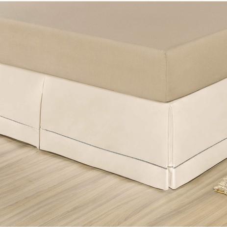 Saia para Cama Box Casal Bia Enxovais Palha Menor preço em Saia para Cama Box Casal Bia Enxovais Palha