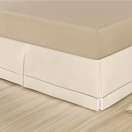 Menor preço em Saia para Cama Box Queen Bia Enxovais Palha