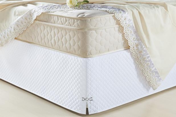 Saia Para Cama Box Solteiro Veneza Branca - Home fernandes Menor preço em Saia Para Cama Box Solteiro Veneza Branca - Home fernandes