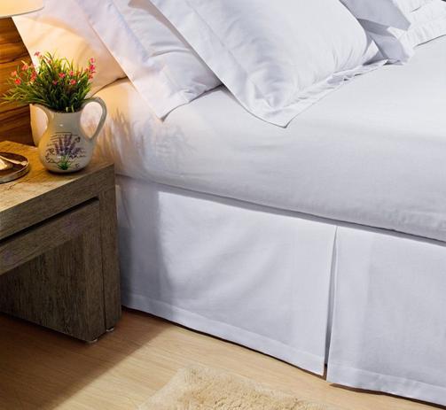 Saia para Cama Solteiro Piquet Liso com 1 peças - Bernadete casa Menor preço em Saia para Cama Solteiro Piquet Liso com 1 peças - Bernadete casa