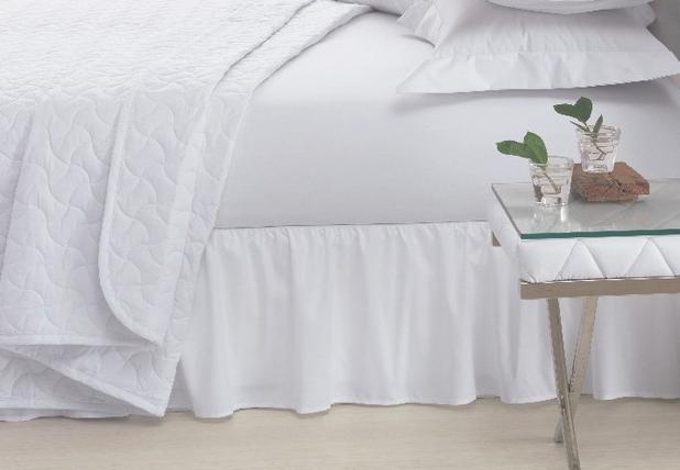Saia para Colchão Casal Casa Elegance Menor preço em Saia para Colchão Casal Casa Elegance