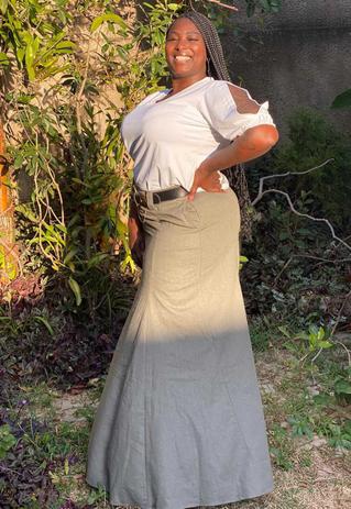 saia da moda longa