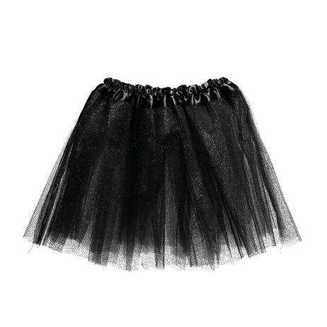 Saia Tutu Tule Infantil Carnaval Preto Unicórnio Fantasia - Cromus Menor preço em Saia Tutu Tule Infantil Carnaval Preto Unicórnio Fantasia - Cromus