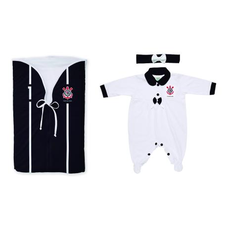 Saída de Maternidade Corinthians Feminino - Torcida baby Menor preço em Saída de Maternidade Corinthians Feminino - Torcida baby