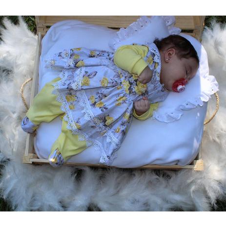 Saída de Maternidade Menina Luxo Amarela 05 Peças - Casa E Baby Cia é ruim? Saída de Maternidade Menina Luxo Amarela 05 Peças - Casa E Baby Cia é boa?
