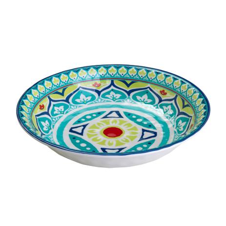 Saladeira em melamina Bon Gourmet Mandala 35x7cm - Bongourmet Menor preço em Saladeira em melamina Bon Gourmet Mandala 35x7cm - Bongourmet