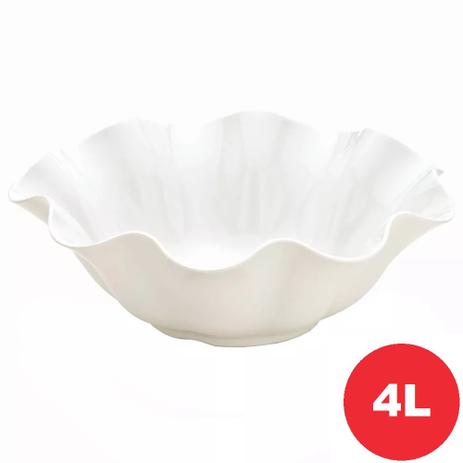Saladeira Melamina Flower Branco Haus 34x34x13cm 4L Dt-0060-2 é ruim? Saladeira Melamina Flower Branco Haus 34x34x13cm 4L Dt-0060-2 é boa?