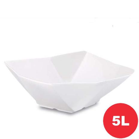 Saladeira Melamina Polygon Branco Haus 33x33x11,5cm 5L Dt5678-0 é boa?
