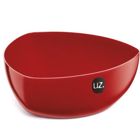 Saladeira Triangular Vermelha 4L - UZ Menor preço em Saladeira Triangular Vermelha 4L - UZ