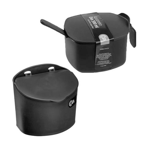 Saleiro 500 gr + Açucareiro 300 ml Preto - Coza - Brinox Menor preço em Saleiro 500 gr + Açucareiro 300 ml Preto - Coza - Brinox