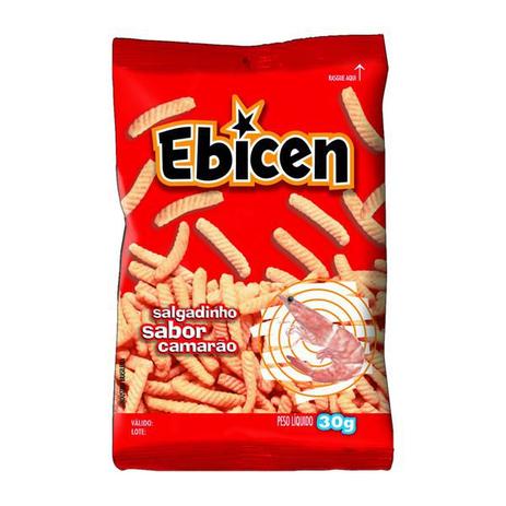 Salgadinho Assado Camarão 30g - Ebicen Menor preço em Salgadinho Assado Camarão 30g - Ebicen