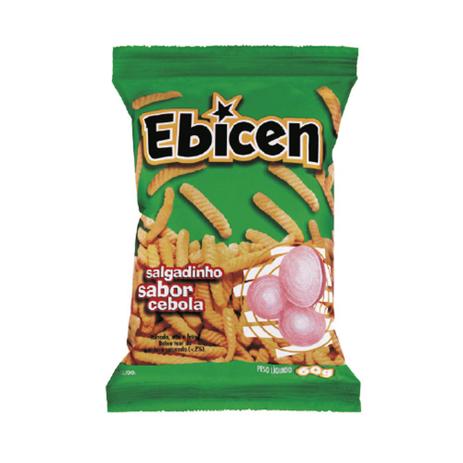 Salgadinho Assado Ebicen Cebola 60g - Glico Menor preço em Salgadinho Assado Ebicen Cebola 60g - Glico