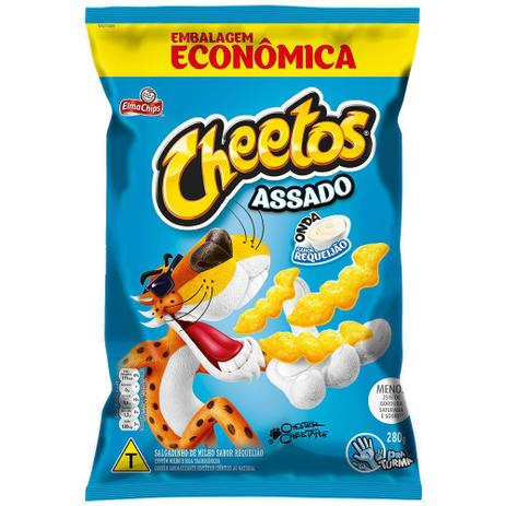 Salgadinho Cheetos Onda Requeijão 280g - Elma Chips Menor preço em Salgadinho Cheetos Onda Requeijão 280g - Elma Chips