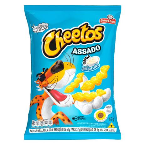 Salgadinho Cheetos Onda Requeijão 57g - Elma Chips Menor preço em Salgadinho Cheetos Onda Requeijão 57g - Elma Chips