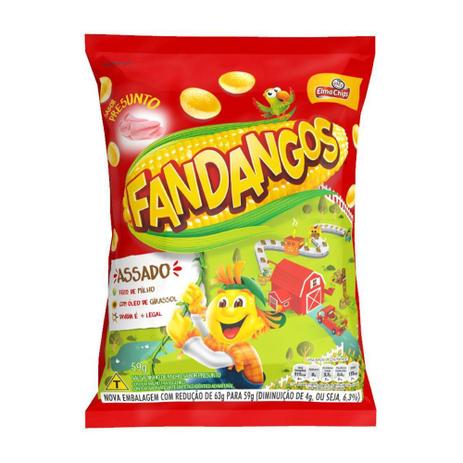 Salgadinho Fandangos Presunto 59g - Elma Chips Menor preço em Salgadinho Fandangos Presunto 59g - Elma Chips