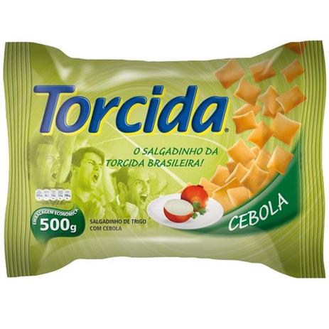 Salgadinho Torcida Big Cebola 500g - Lucky Menor preço em Salgadinho Torcida Big Cebola 500g - Lucky