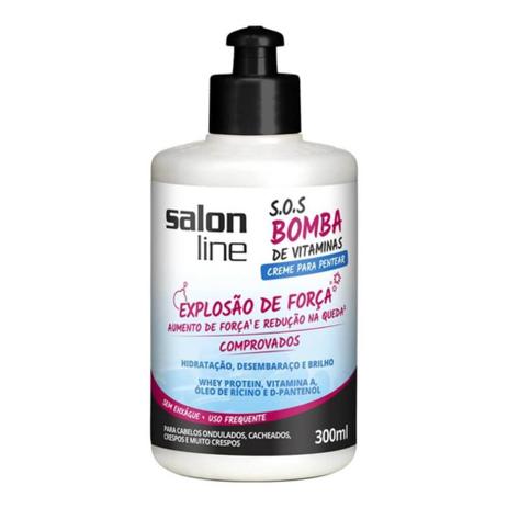 Salon Line Bomba Creme P/ Pentear 300ml Menor preço em Salon Line Bomba Creme P/ Pentear 300ml