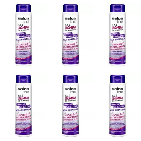 Salon Line Bomba Mega Hidratação Shampoo 300ml (Kit C/06) é ruim? Salon Line Bomba Mega Hidratação Shampoo 300ml (Kit C/06) é boa?
