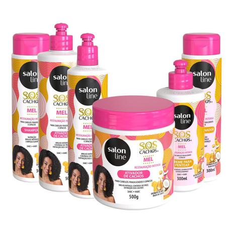 Salon Line Mel Completo Sos Cachos 06 Produtos Kit De Tratamento Para Cabelos Magazine Luiza Salon Line Mel Completo Sos Cachos 06 Produtos Kit De Tratamento Para Cabelos Magazine Luiza