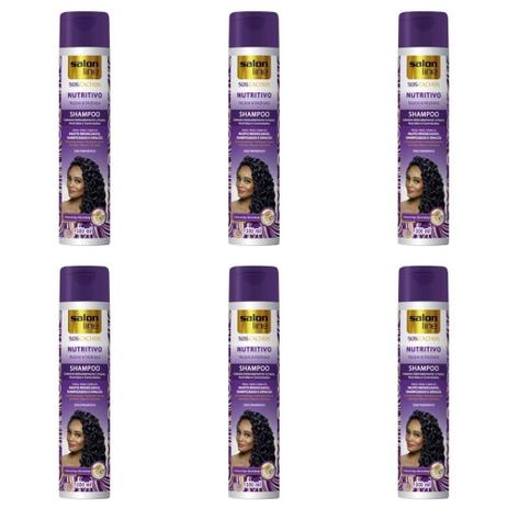 Salon Line Nutritivo Shampoo 300ml (Kit C/06) Menor preço em Salon Line Nutritivo Shampoo 300ml (Kit C/06)