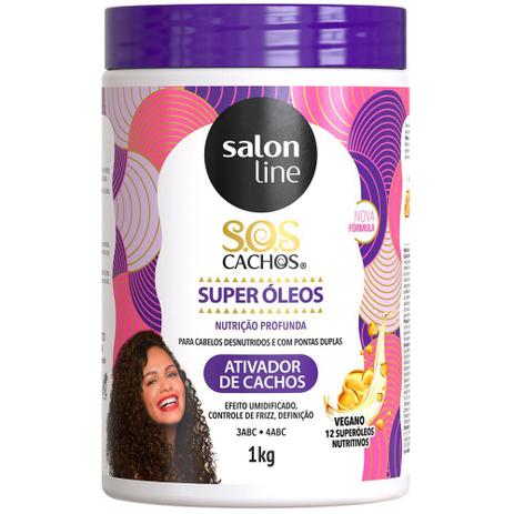 Salon Line S.O.S Cachos Super Óleos Nutritivos - Ativador de Cachos