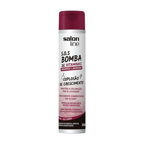 Salon Line Shampoo SOS Bomba Vitaminas Liberado - 300ml é ruim? Salon Line Shampoo SOS Bomba Vitaminas Liberado - 300ml é boa?