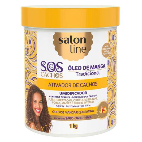 Salon Line Sos Cachos Ativador De Cachos Oleo De Manga Tradicional 1kg Ativador De Cachos Magazine Luiza