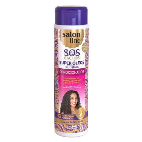 Salon line sos super óleos nutritivo condicionador 300ml Menor preço em Salon line sos super óleos nutritivo condicionador 300ml