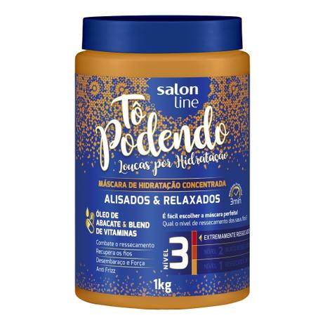 Salon line to podendo nivel 3 alisados e relaxados mascara 1kg Menor preço em Salon line to podendo nivel 3 alisados e relaxados mascara 1kg