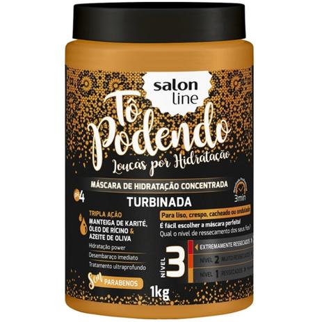 Salon line to podendo nivel 3 turbinada mascara 1kg Menor preço em Salon line to podendo nivel 3 turbinada mascara 1kg