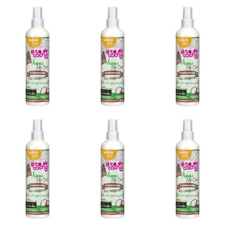 Salon Line Tôdecacho Água De Coco Spray 300ml (Kit C/06) Menor preço em Salon Line Tôdecacho Água De Coco Spray 300ml (Kit C/06)