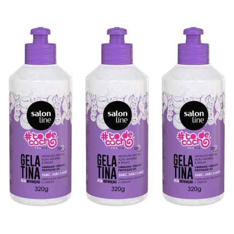 Salon Line Todecacho Alta Definicao Gelatina 3g Kit C 03 Gelatina Capilar Magazine Luiza