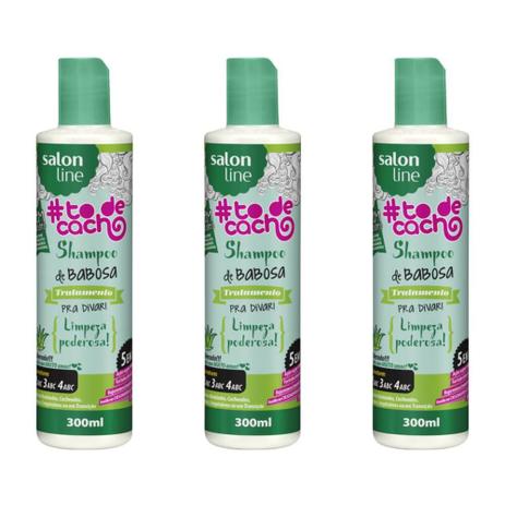 Salon Line Tôdecacho Babosa Shampoo 300ml (Kit C/03) Menor preço em Salon Line Tôdecacho Babosa Shampoo 300ml (Kit C/03)