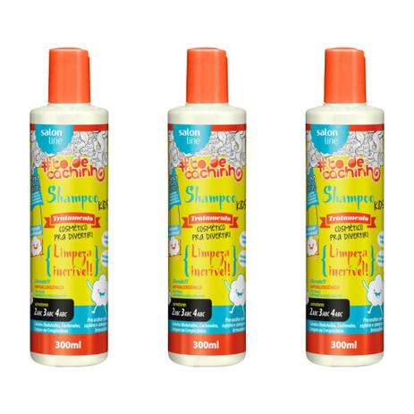 Salon Line Tôdecacho Kids Shampoo 300ml (Kit C/03) Menor preço em Salon Line Tôdecacho Kids Shampoo 300ml (Kit C/03)