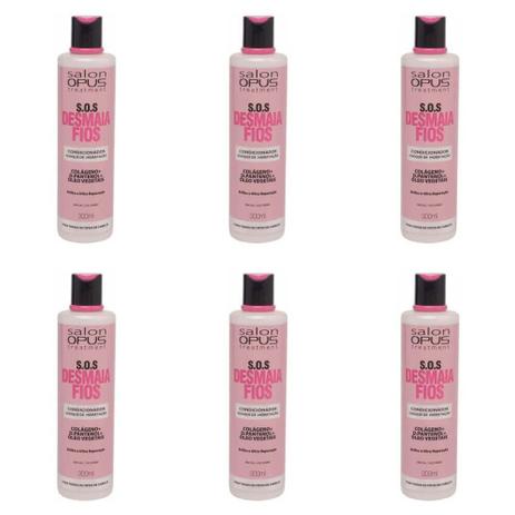 Salon Opus Desmaia Fios Shampoo 300ml (Kit C/06) - Salon line Menor preço em Salon Opus Desmaia Fios Shampoo 300ml (Kit C/06) - Salon line