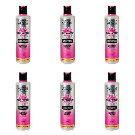 Salon Opus Sos Bomba Condicionador 300ml (Kit C/06) - Salon line Menor preço em Salon Opus Sos Bomba Condicionador 300ml (Kit C/06) - Salon line