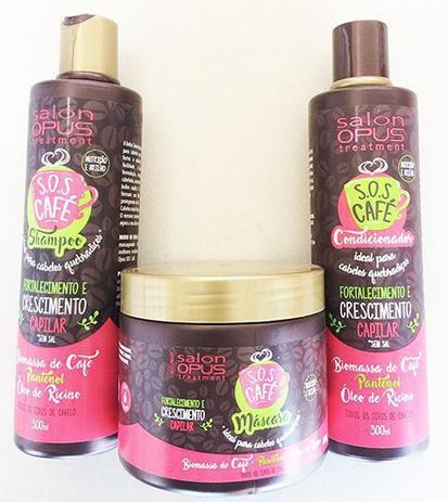 Salon Opus - Treatment Sos Café: Shampoo + Condicionador + Máscara (300ml + 300ml + 400gr) Menor preço em Salon Opus - Treatment Sos Café: Shampoo + Condicionador + Máscara (300ml + 300ml + 400gr)