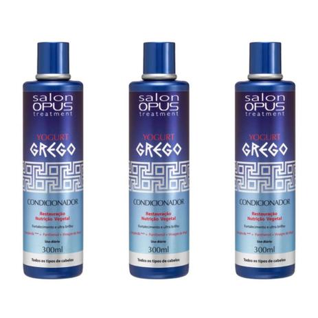 Salon Opus Yogurt Grego Condicionador 300ml (Kit C/03) - Salon line Menor preço em Salon Opus Yogurt Grego Condicionador 300ml (Kit C/03) - Salon line