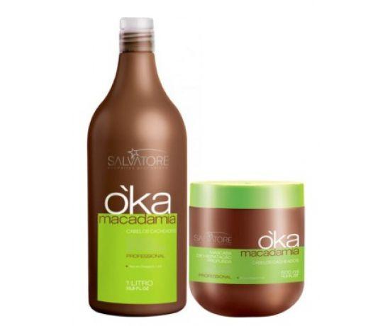 Salvatore Kit Manutenção Oka Macadâmia Shampoo 1 Litro e Máscara 500ml Menor preço em Salvatore Kit Manutenção Oka Macadâmia Shampoo 1 Litro e Máscara 500ml