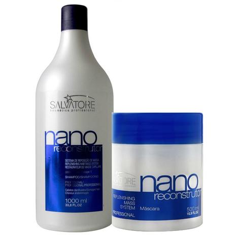 Salvatore Kit Nano Reconstrutor Shampoo 1000ml + Máscara 500g é ruim? Salvatore Kit Nano Reconstrutor Shampoo 1000ml + Máscara 500g é boa?